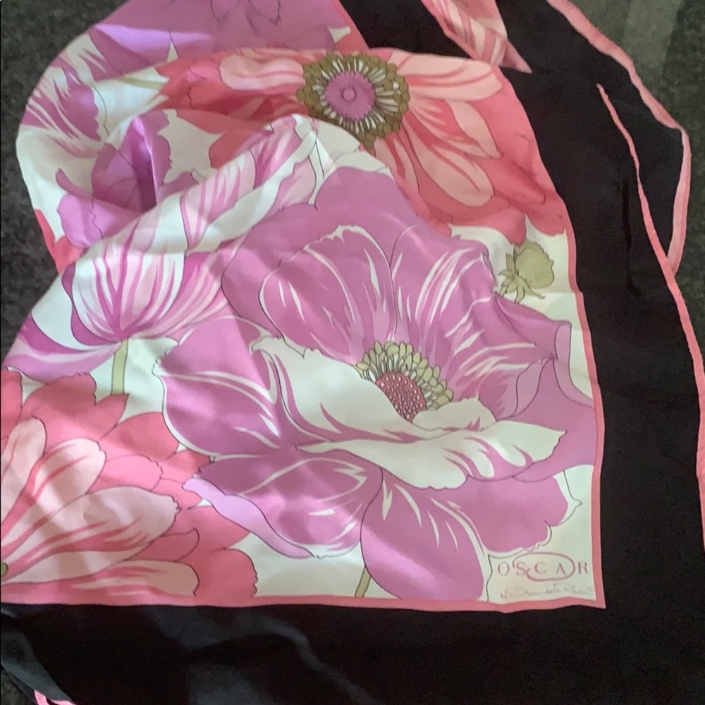 Oscar de la Renta silk scarf